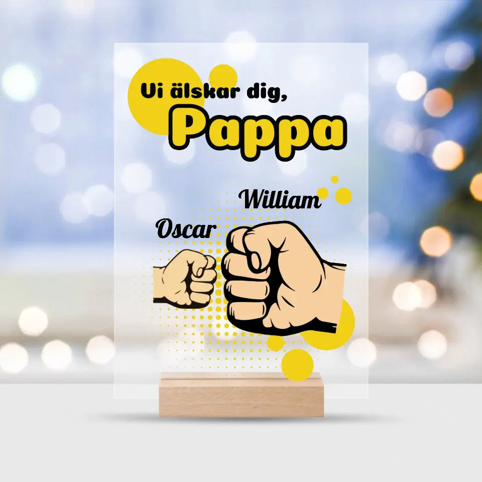 Plexiglas - en present till pappas dag