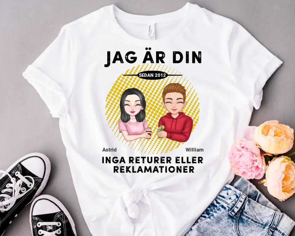 Jag är din. Inga returer eller reklamationer