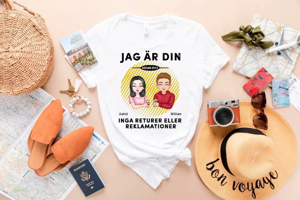 Jag är din. Inga returer eller reklamationer