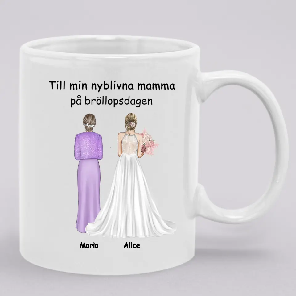 Till min nyblivna mamma på bröllopsdagen