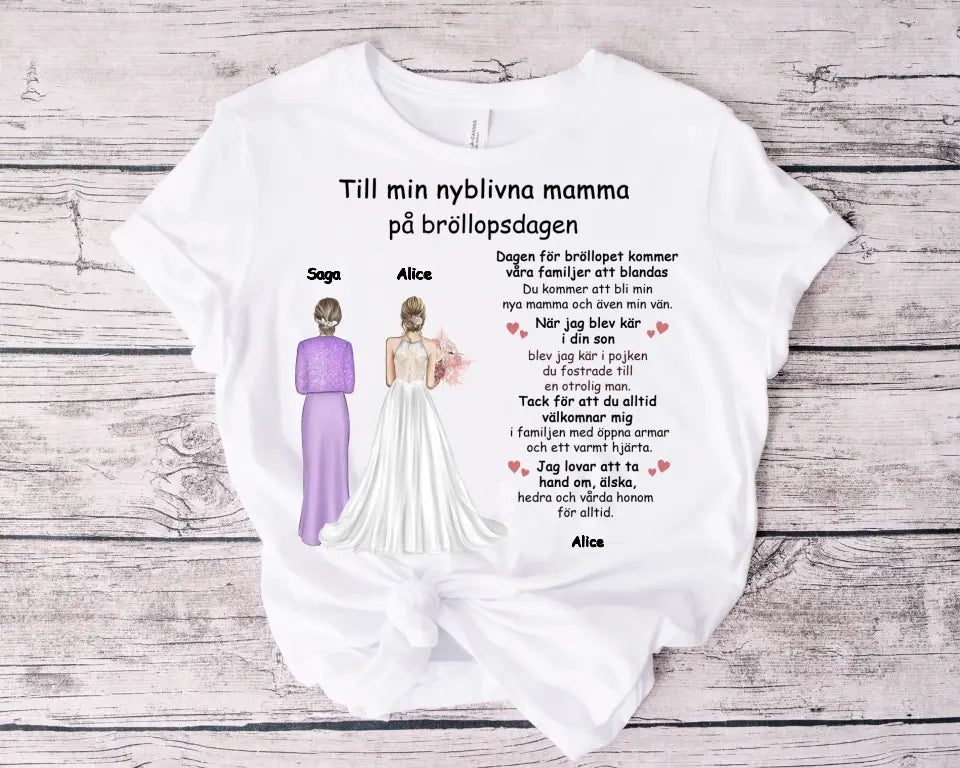 Till min nyblivna mamma på bröllopsdagen