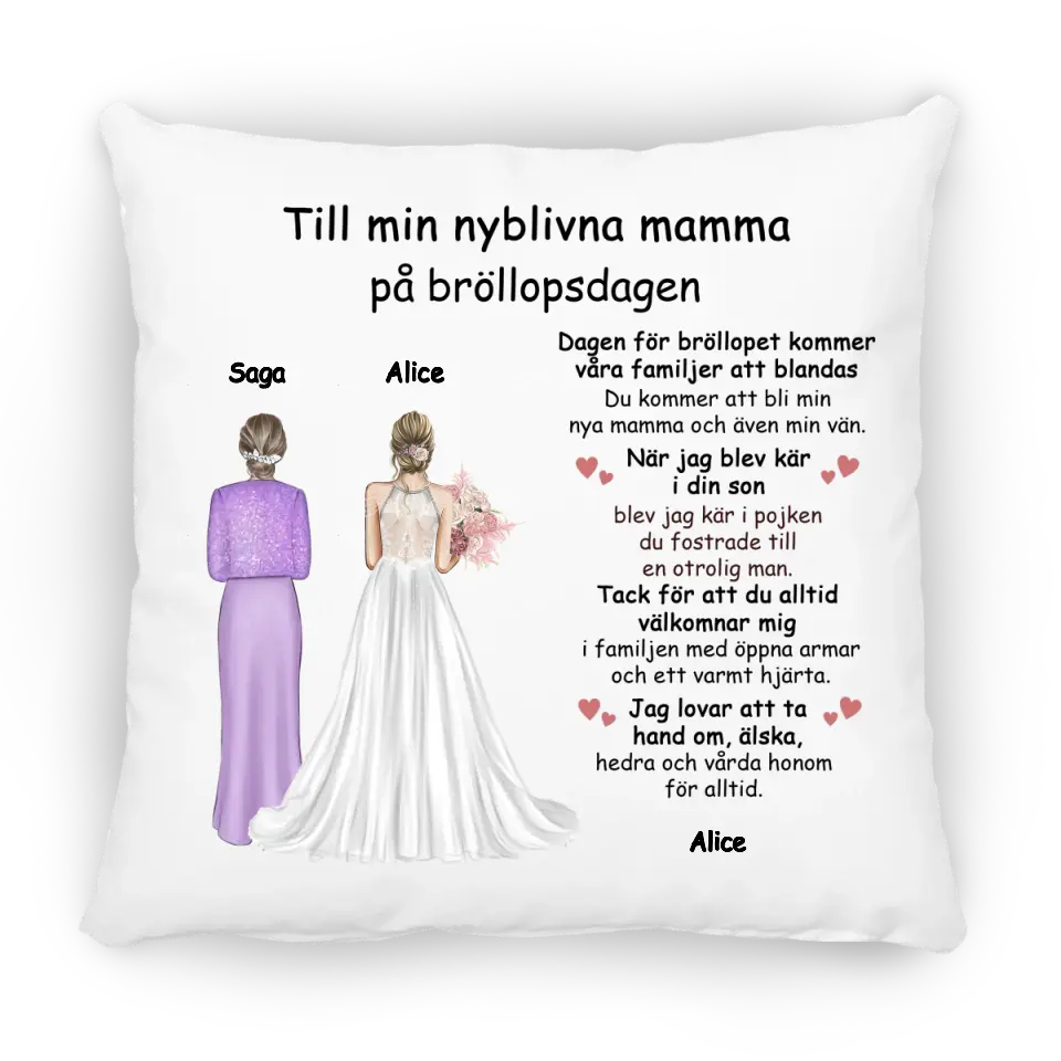 Till min nyblivna mamma på bröllopsdagen