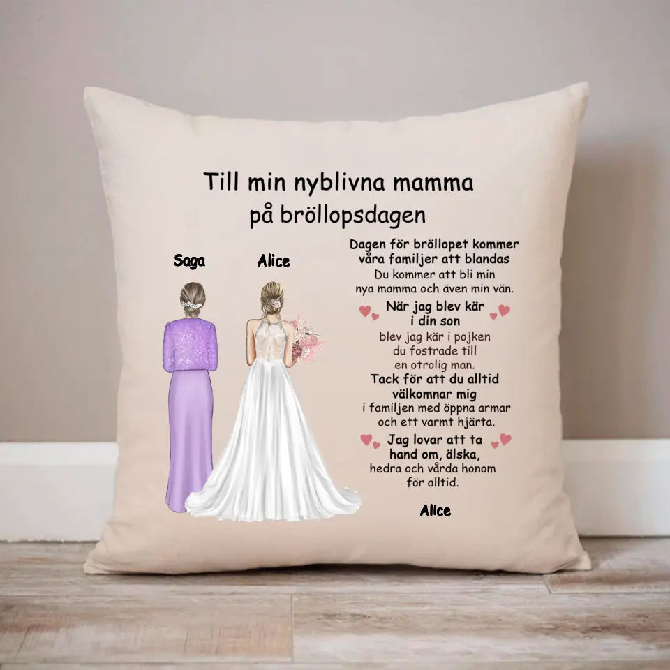 Till min nyblivna mamma på bröllopsdagen