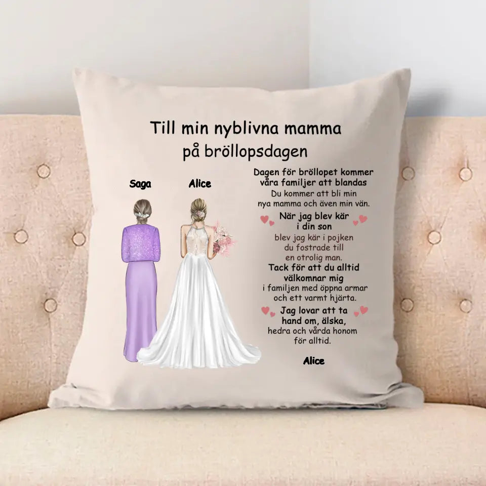 Till min nyblivna mamma på bröllopsdagen