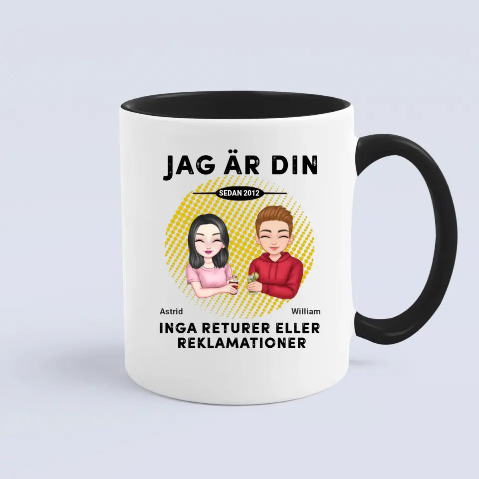 Jag är din. Inga returer eller reklamationer