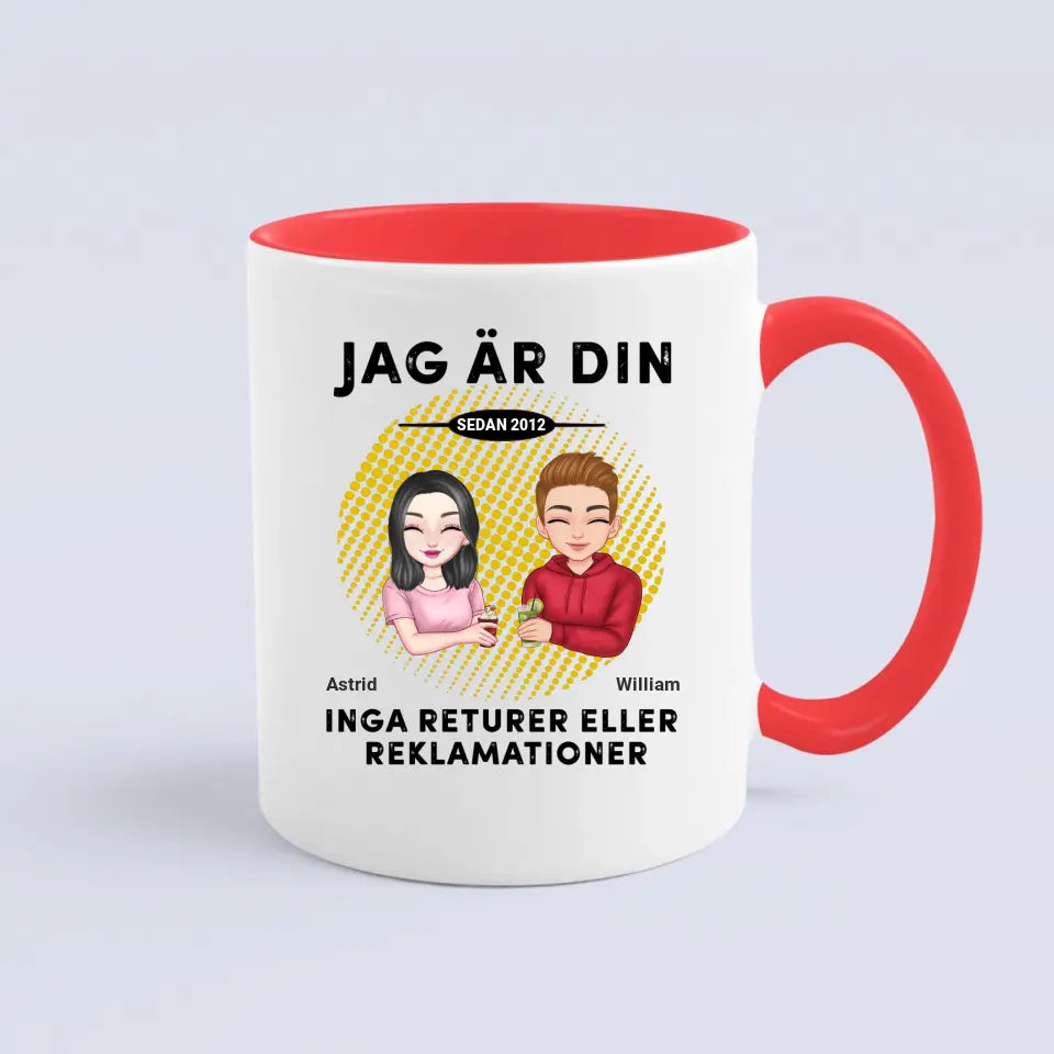 Jag är din. Inga returer eller reklamationer