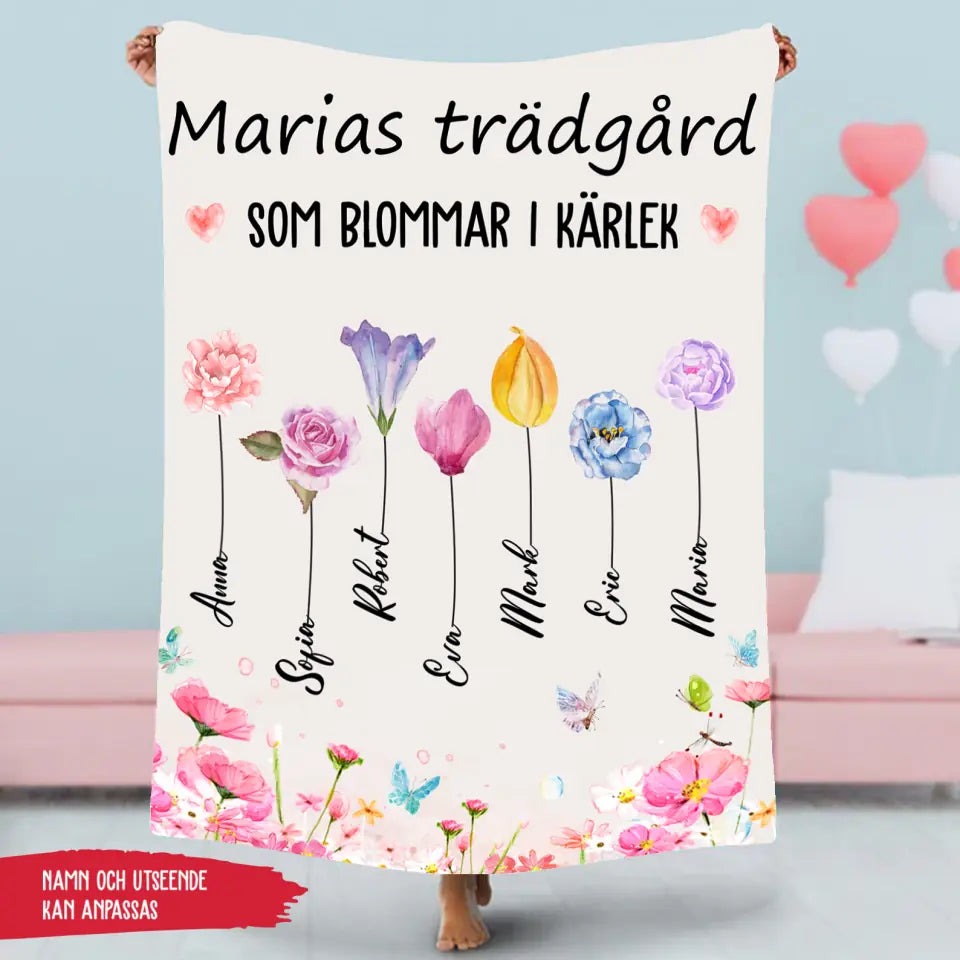 Marias trädgård. Blommar av kärlek