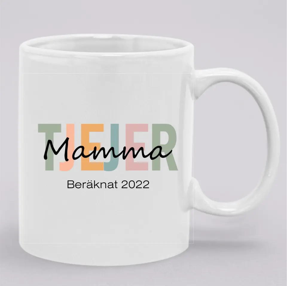 Tjejer mamma beräknat …