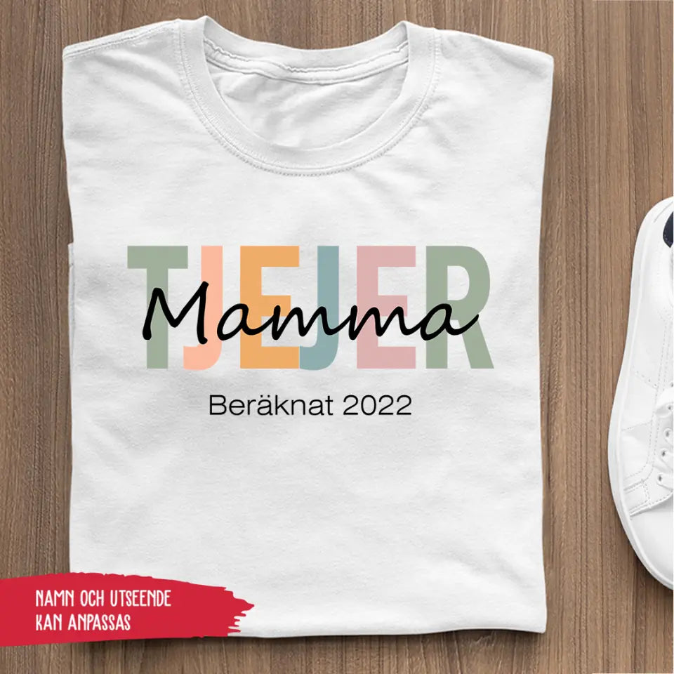 Tjejer mamma beräknat …