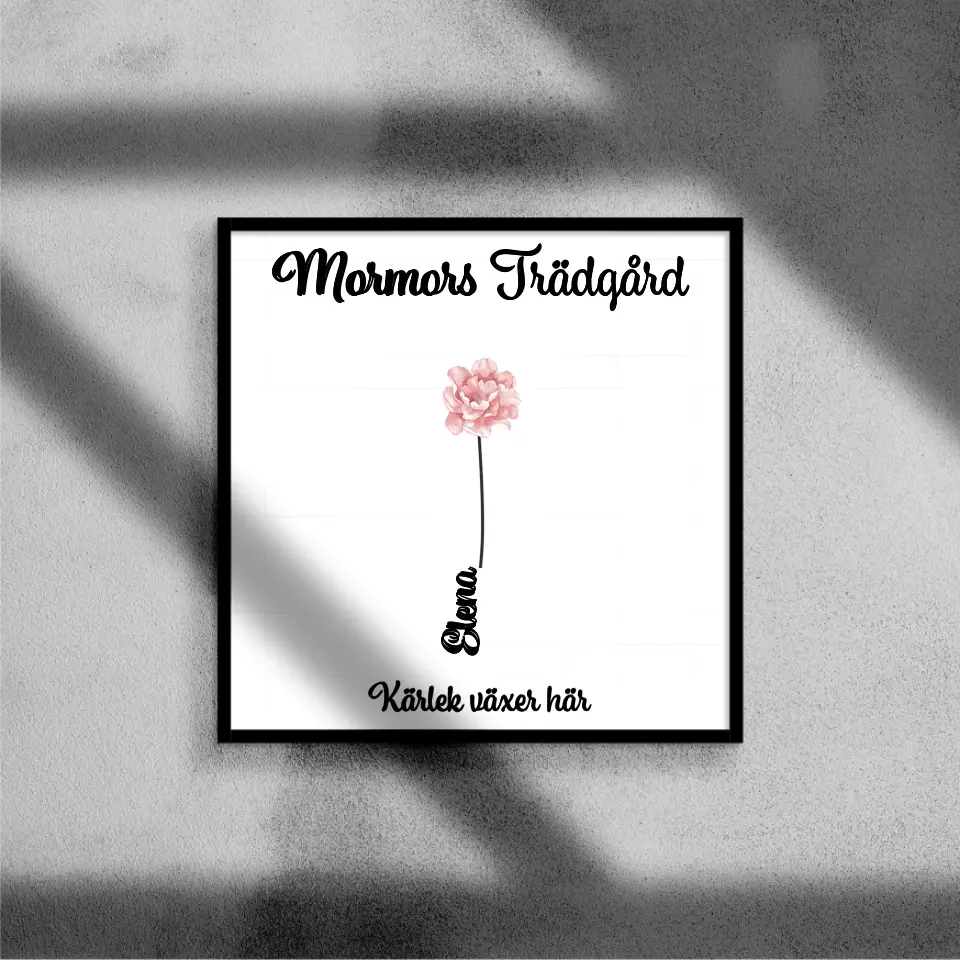 För mormor - Mormors Trädgård