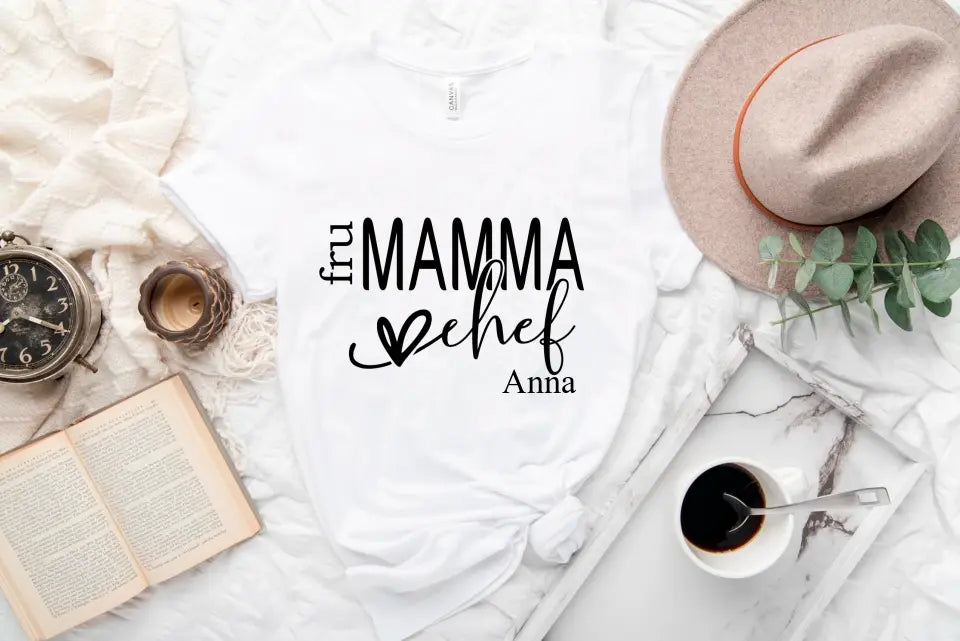 Mamma, chef, fru