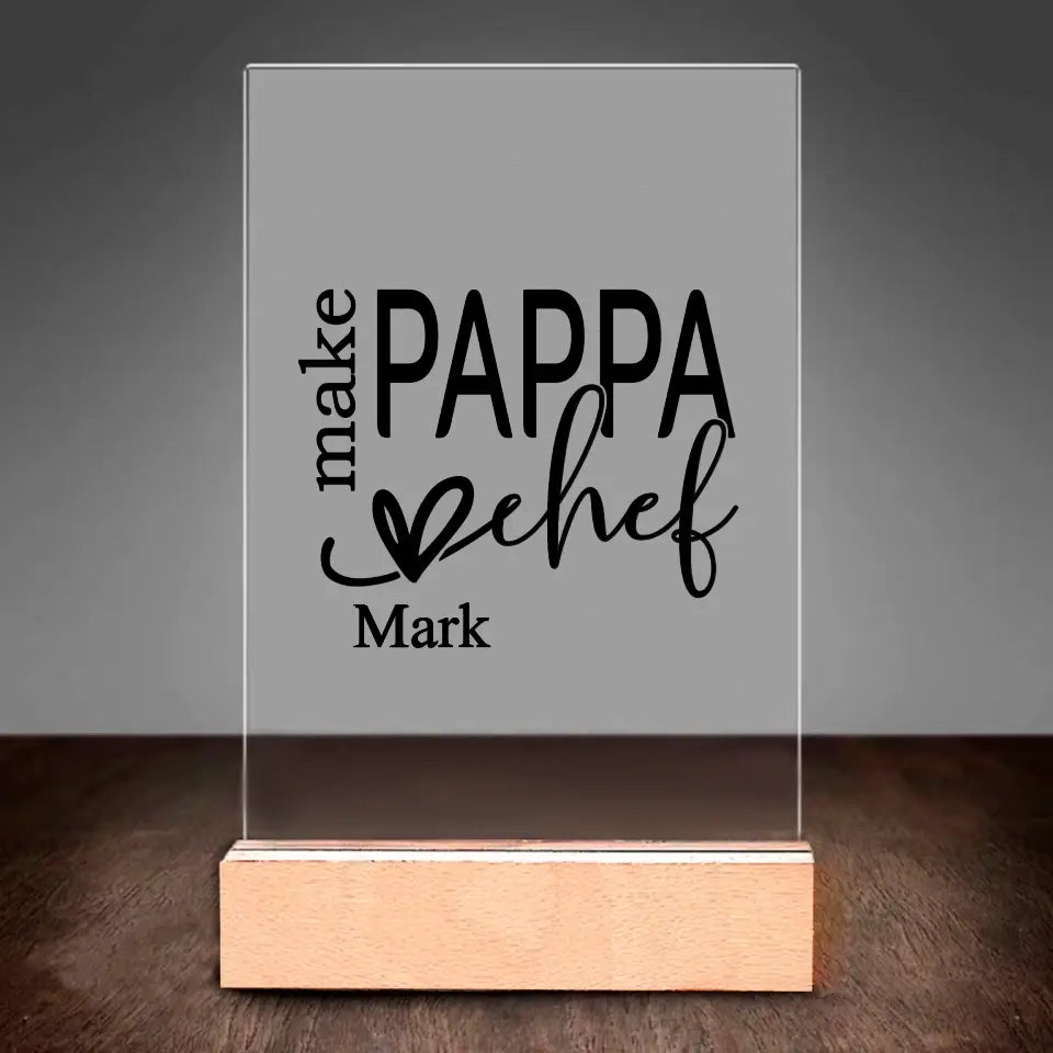 Pappa, chef, make