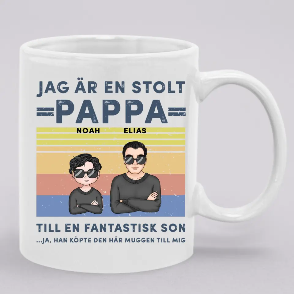 Jag är en stolt pappa till en fantastisk barn