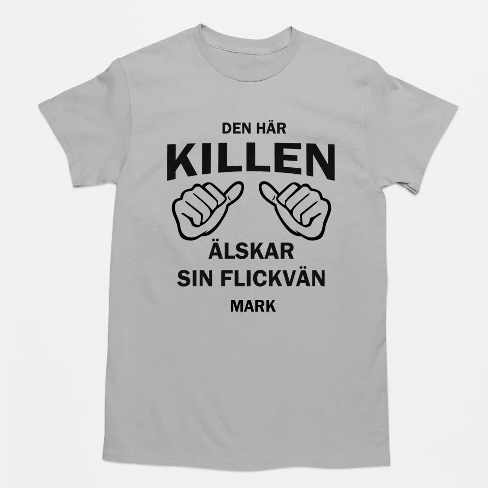 Den här killen älskar sin flickvän