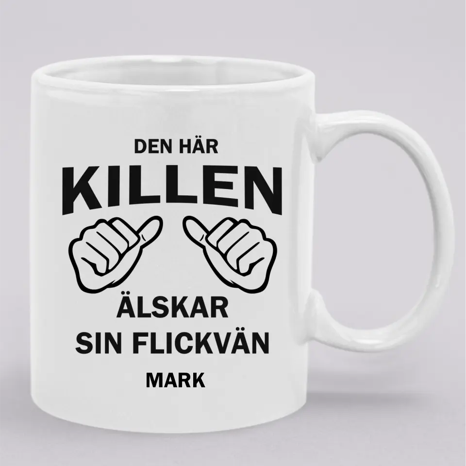 Den här killen älskar sin flickvän