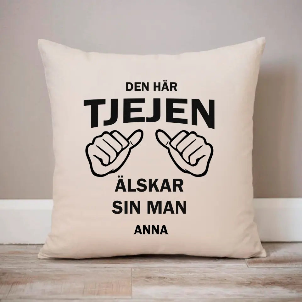 Den här tjejen älskar sin man