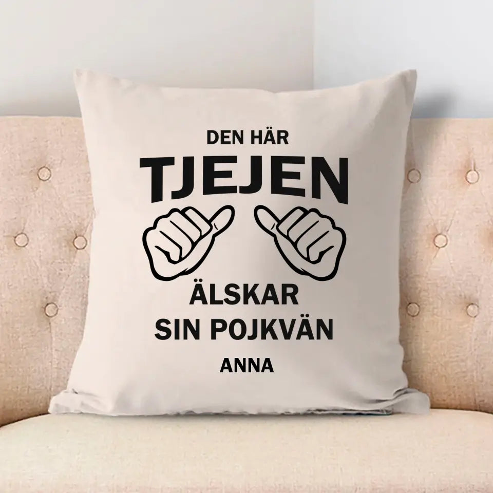 Den här tjejen älskar sin pojkvän