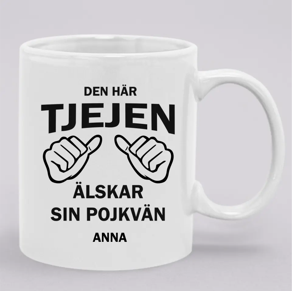 Den här tjejen älskar sin pojkvän