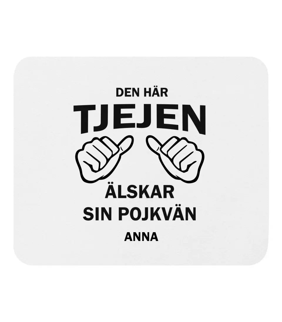 Den här tjejen älskar sin pojkvän