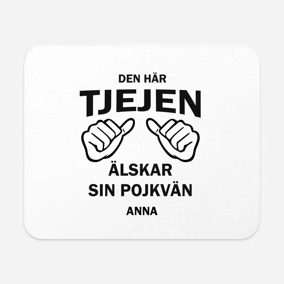 Den här tjejen älskar sin pojkvän