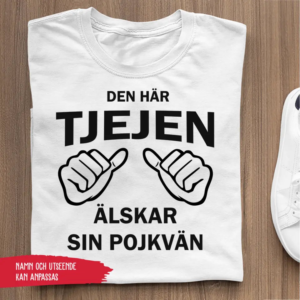 Den här tjejen älskar sin pojkvän