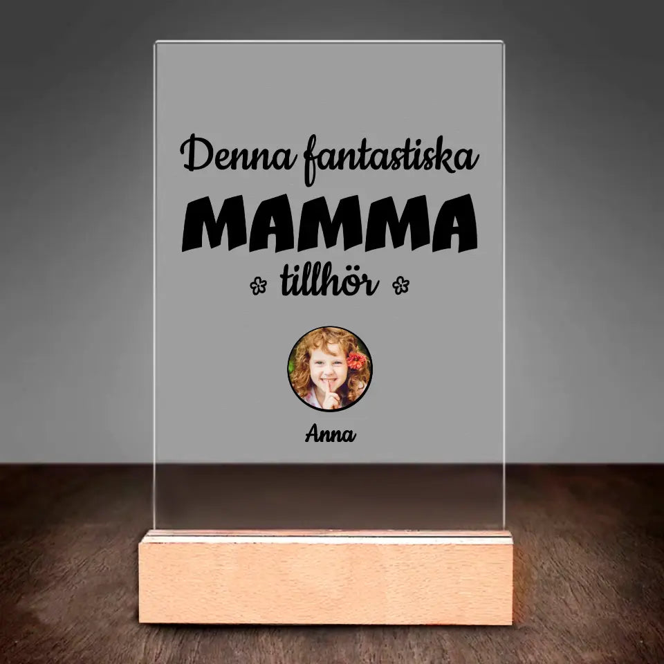 Denna fantastiska mamma tillhör...