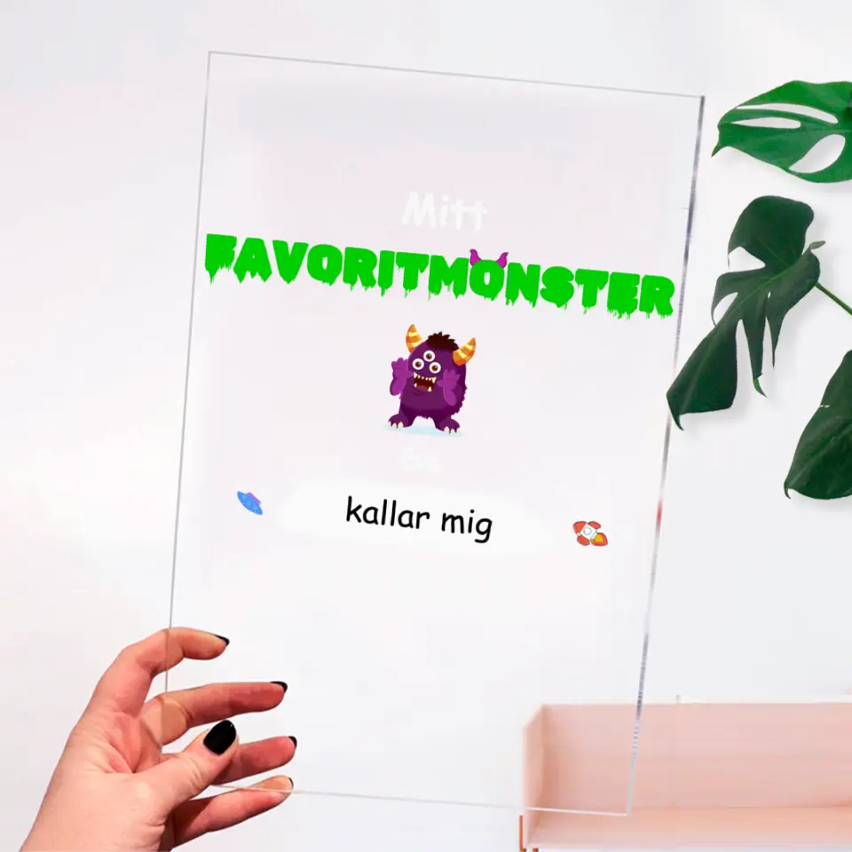 Mitt favoritmonster kallar mig pappa