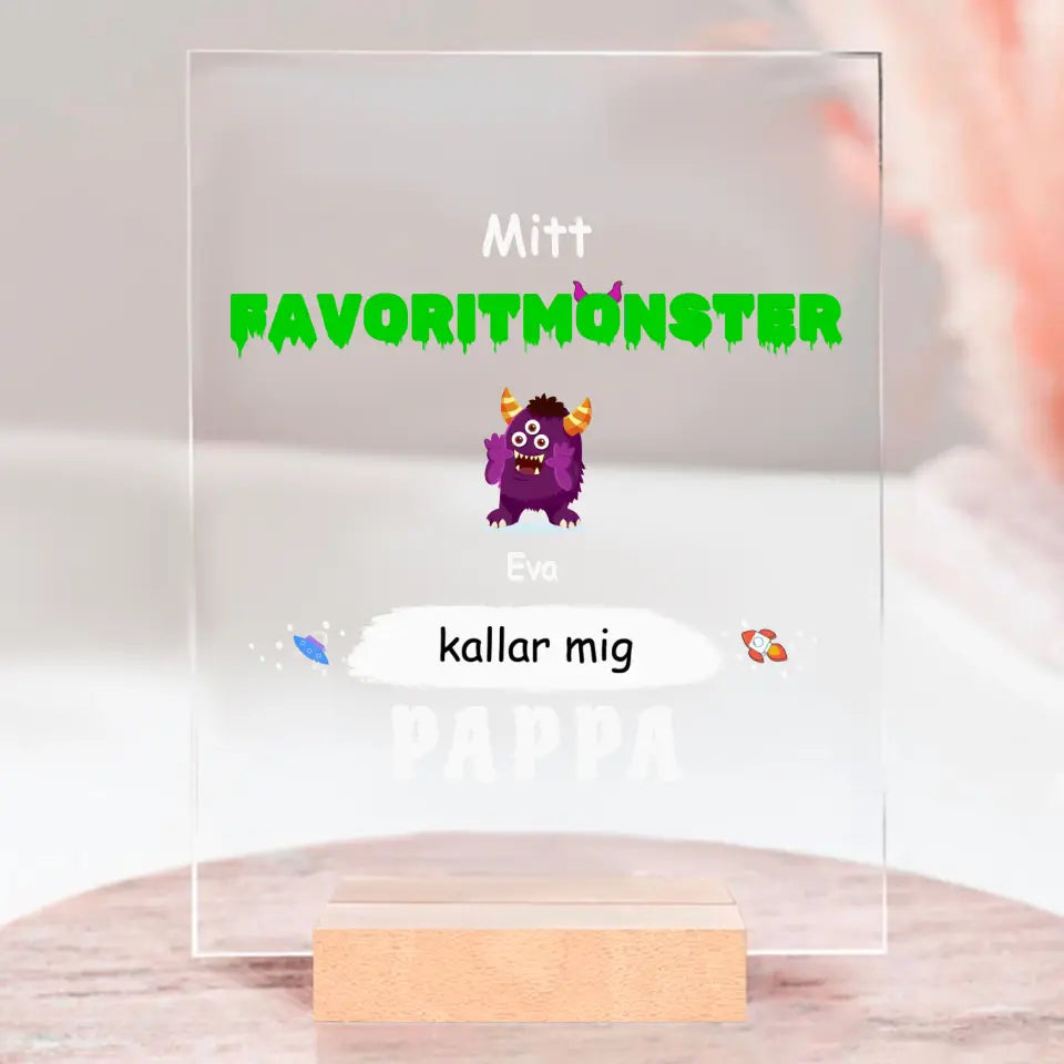 Mitt favoritmonster kallar mig pappa