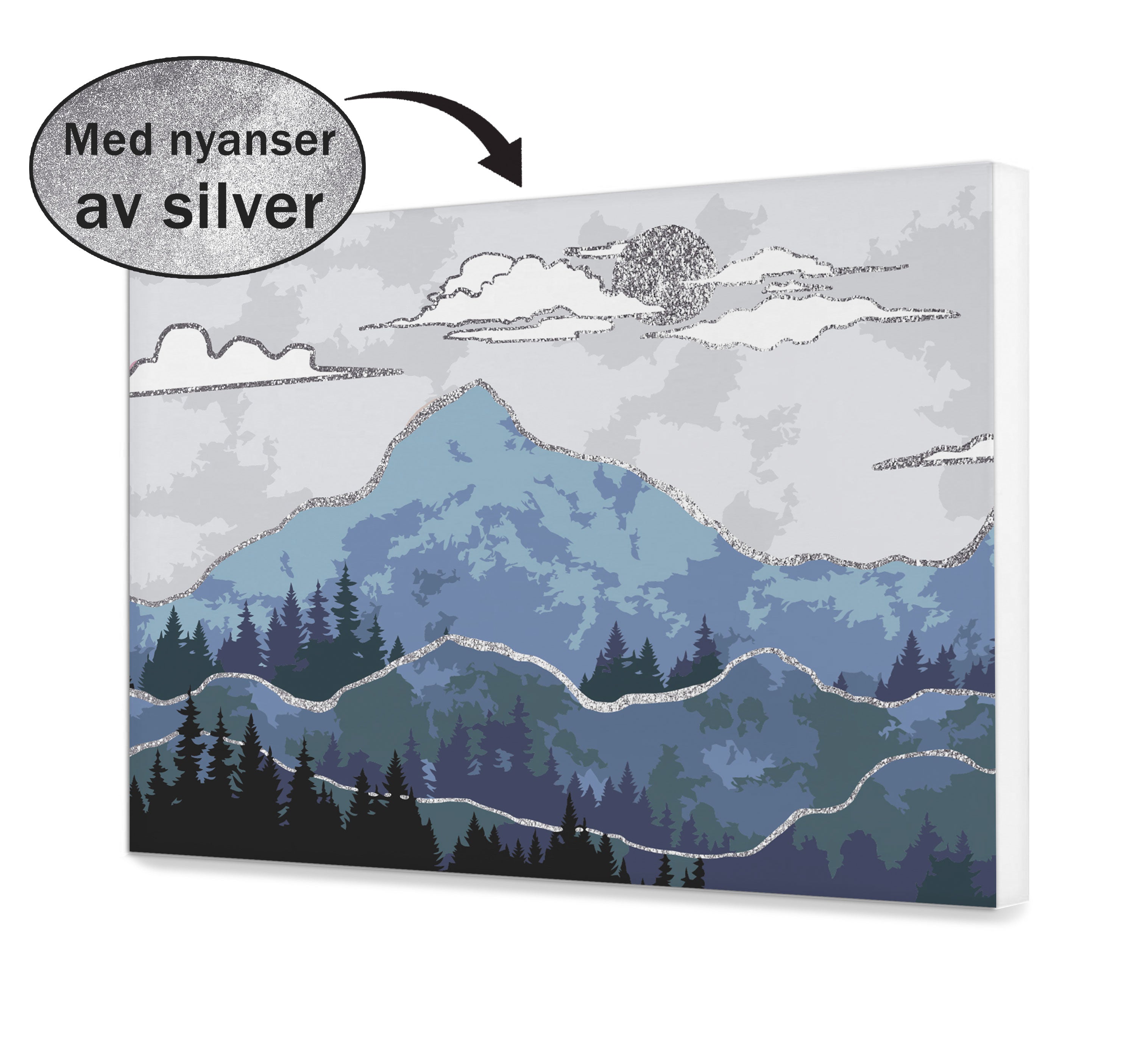 Silverberg i en skog (CH0625)