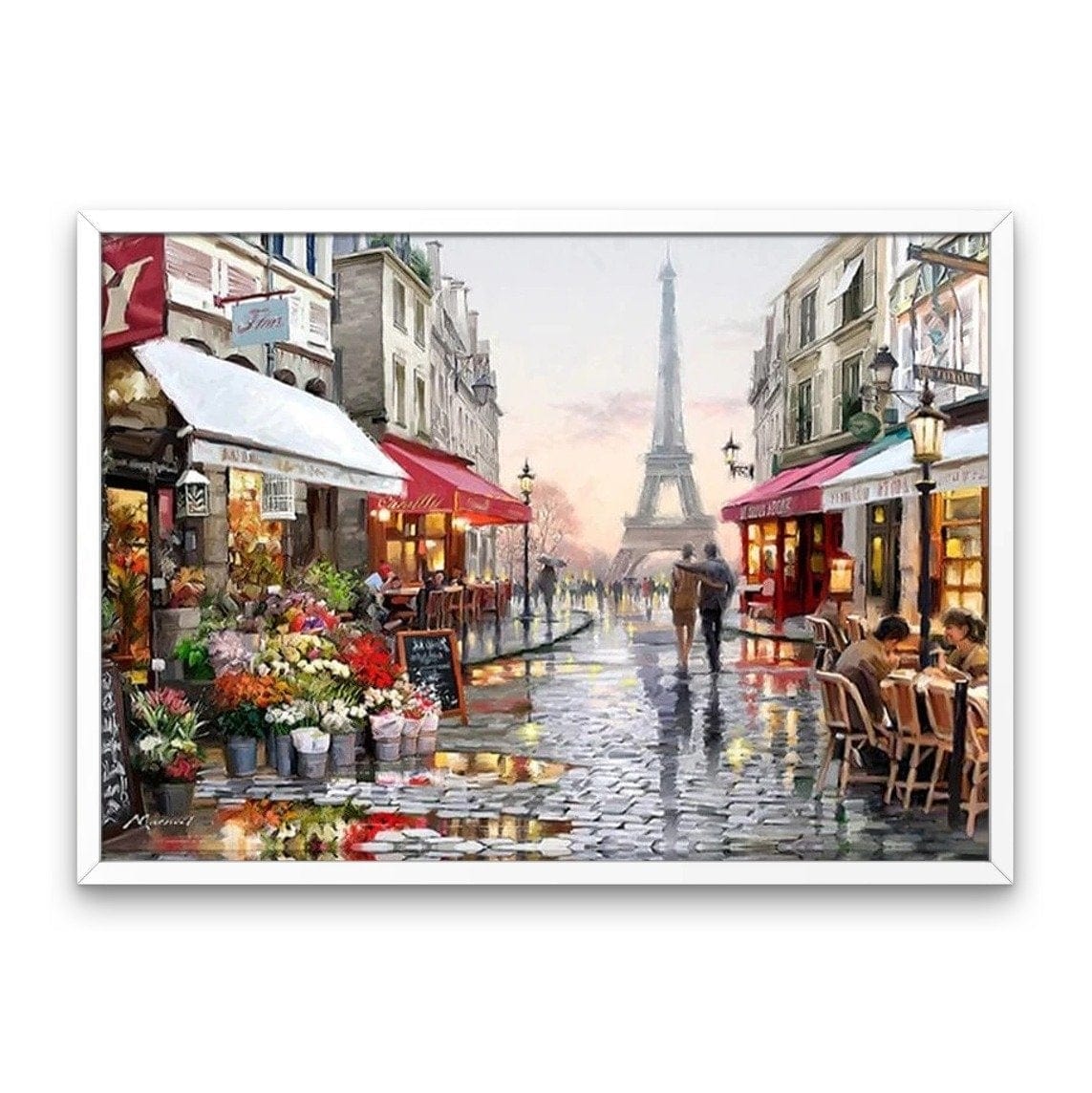 Mosaik - En promenad genom Paris - 40x50cm